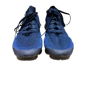 Nike Air VaporMax Flyknit Midnight Navy Running Shoes 849558-400 Mens Sz 14 E8